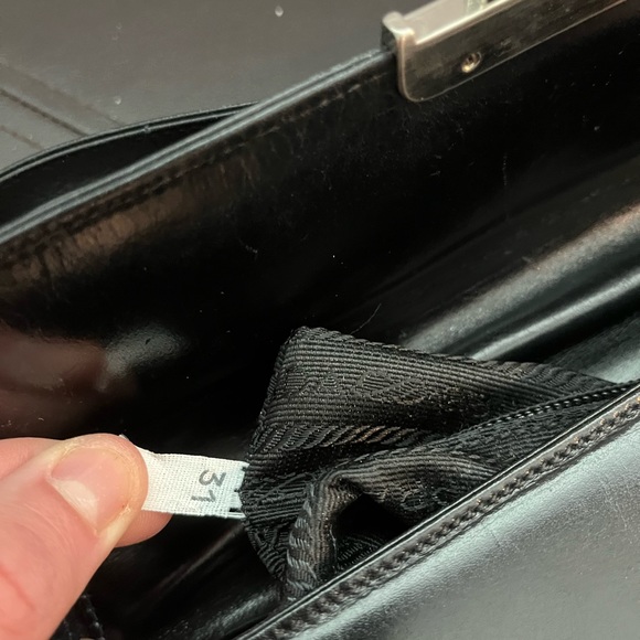 Prada Flap Leather Shoulder Bag - Picture 13 of 15